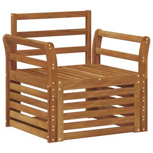 vidaXL Outdoor-Sofa Massivholz Akazie Natur