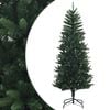 vidaXL Artificial Hinged Christmas Tree 120 cm PE und PVC Gr&uuml;n