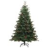 vidaXL K&uuml;nstlicher Weihnachtsbaum mit 300 LEDs mit St&auml;nder Gr&uuml;n 210 cm