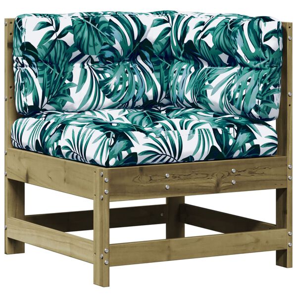 vidaXL 5-tlg. Garten-Lounge-Set mit Kissen Impr&auml;gniertes Kiefernholz