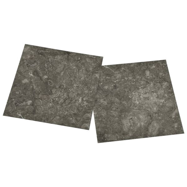 vidaXL PVC-Fliesen Selbstklebend 20 Stk. 1,86 m&sup2; Grau