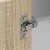 vidaXL H&auml;ngeschrank mit Speicher Sonoma-Eiche und Wei&szlig; 57 x 57 x 80 cm