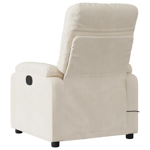 vidaXL Massagesessel Beige Mikrofasergewebe