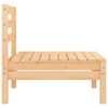 vidaXL 4-tlg. Garten-Lounge-Set Kiefer Massivholz