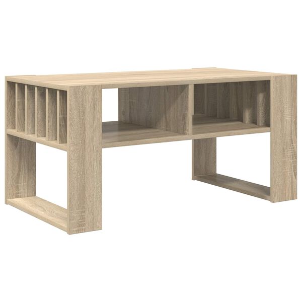 vidaXL Couchtisch Sonoma-Eiche 92 x 49,5 x 45 cm Holzwerkstoff