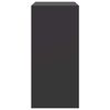 vidaXL Sideboard Schwarz 67x39x83 cm Stahl