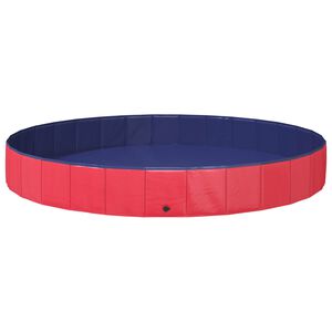 vidaXL Kinder Schwimmbecken &Oslash;300 x 38 cm Rund f&uuml;r Kind f&uuml;r Rot