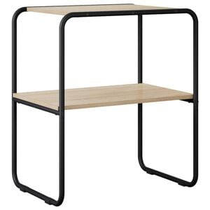 vidaXL Konsolentisch Sonoma-Eiche 80 x 42,5 x 70 cm Holzwerkstoff