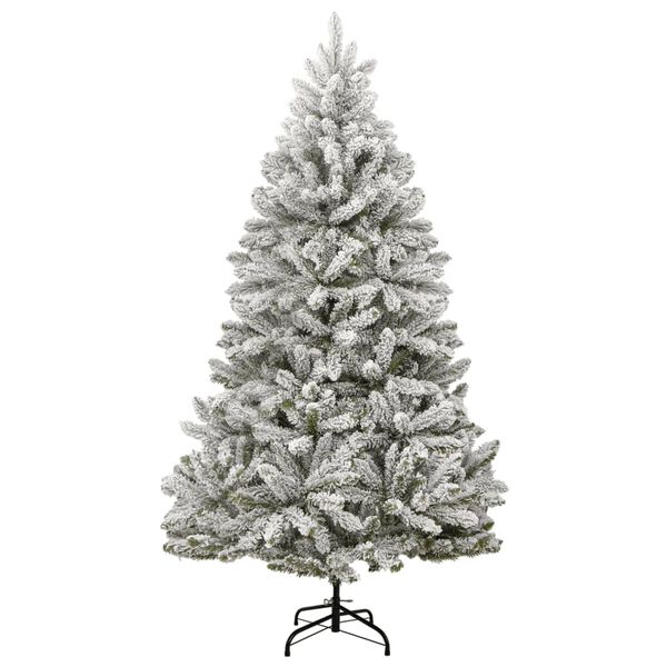 vidaXL Künstlicher Weihnachtsbaum Klappbar Beschneit 180 cm
