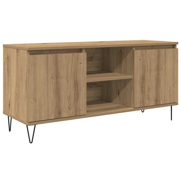 vidaXL TV-Schr&auml;nk Artisan-Eiche 104 x 35 x 50 cm Holzwerkstoff