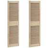 vidaXL Schrankt&uuml;r mit T&uuml;r 2 pcs Natur 140,5 x 2,1 x 39,5 cm