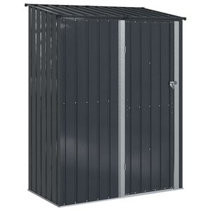 vidaXL Gartenh&uuml;tten Anthrazit 153,5 x 86 x 200 cm Metall