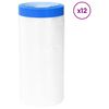 vidaXL Maskierfolie mit Klebeband Transparent und Blau