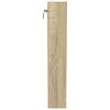 vidaXL Vitrinenschrank Sonoma-Eiche 100x8,5x50 cm Holzwerkstoff