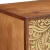 vidaXL Sideboard mit Regal Braun 90 x 33 x 75 cm Massivholz Mango