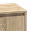 vidaXL Nachttisch 2 pcs Sonoma-Eiche 39 x 34,5 x 50 cm Holzwerkstoff