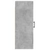 vidaXL Wandschrank Betongrau 34,5x34x90 cm Holzwerkstoff