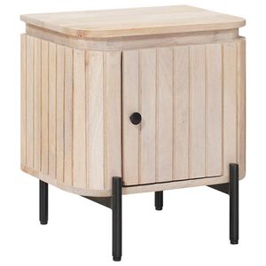 vidaXL Handgefertigter Nachttisch Wei&szlig; 40 x 30 x 45 cm