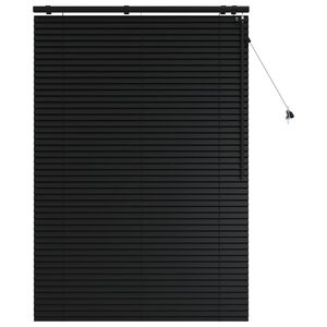 vidaXL Venezianische Jalousie Schwarz 115 x 160 cm 35 mm