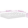 vidaXL Matratze Taschenfederkern Mittel 140x200 cm
