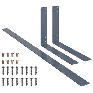 vidaXL R&uuml;ckenlehne f&uuml;r Palettensofa Hellgrau 110 cm Eisen