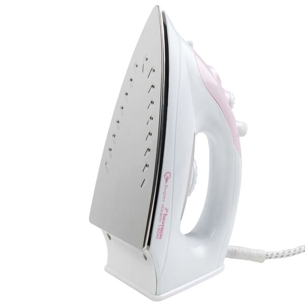 Bestron Dampfb&uuml;geleisen AEA6088P 1800 W Wei&szlig; und Rosa