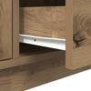 vidaXL TV-Schrank mit LED-Leuchten Artisan-Eiche 100x41x50 cm