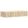 vidaXL Wandmontierter Beistelltisch Sonoma-Eiche 87,5 x 34,5 x 17 cm