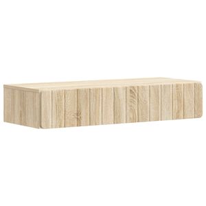 vidaXL Wandmontierter Beistelltisch Sonoma-Eiche 87,5 x 34,5 x 17 cm
