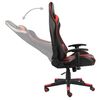 vidaXL Gaming-Stuhl Drehbar Rot PVC