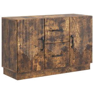 vidaXL Sideboard Ger&auml;ucherte Eiche 89 x 34,5 x 57 cm Holzwerkstoff