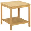 vidaXL Beistelltisch &Ouml;l-Natur 45 x 45 x 45 cm Massivholz Akazie