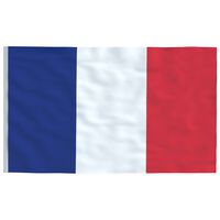 vidaXL Flagge Frankreichs 90 x 150 cm