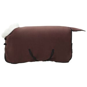 vidaXL Pferdedecke Volles Dunkelbraun 75 cm Polarfleece