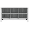 vidaXL Schuhregal Grau Sonoma 100x35x50 cm Holzwerkstoff