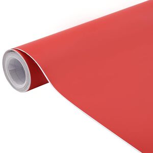 vidaXL Autofolien 2 Stk. Matt-Rot 100x150 cm+50x150 cm