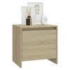 vidaXL Nachttisch Sonoma-Eiche 45x34x44,5 cm Holzwerkstoff