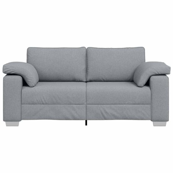 vidaXL Sofa Hellgrau 180 x 77 x 82 cm Stoff