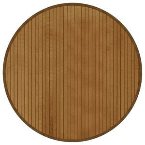 vidaXL Teppich Rund Braun 60 cm Bambus
