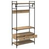 vidaXL Kleiderschrank Artisan-Eiche 89 x 39 x 184.5 cm Holzwerkstoff