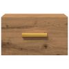 vidaXL Wand-Nachttisch Artisan-Eiche 35x35x20 cm