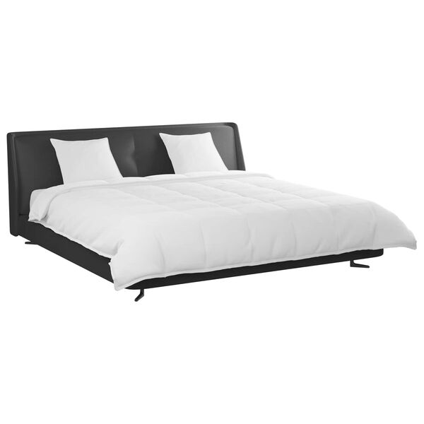 vidaXL Bettdecken Set mit Kissen 3 pcs Wei&szlig; Daunenfeder