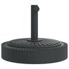 vidaXL Sonnenschirmst&auml;nder f&uuml;r &Oslash;38/48 mm Mast 25 kg Rund