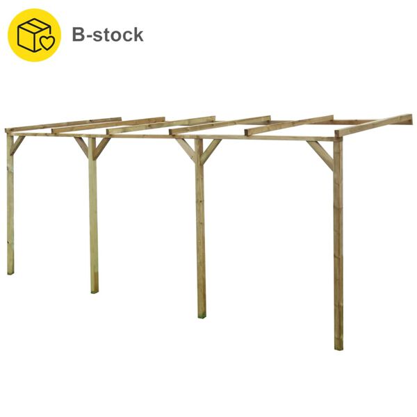 vidaXL Anlehn-Pergola B-Ware 2x5x2,2 m Massivholz Kiefer Impr&auml;gniert