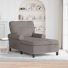 vidaXL Lounge-Liege mit Kissen Taupe 91 x 157 x 91 cm Stoff