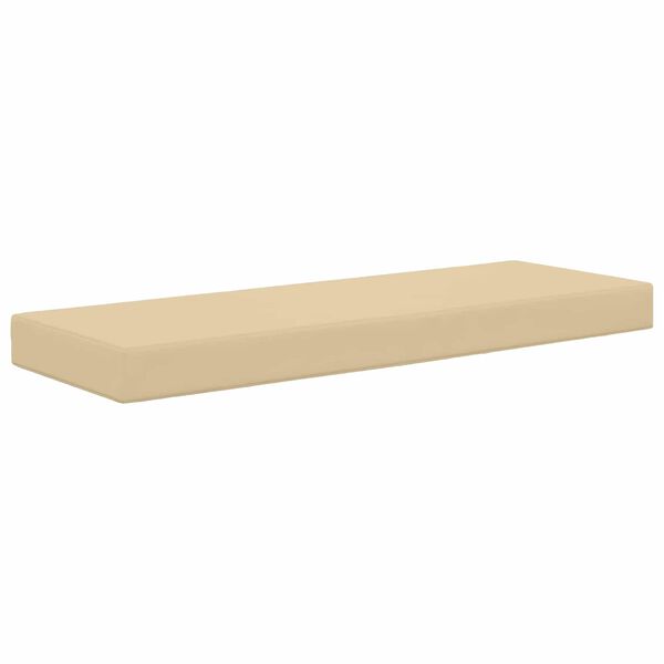 vidaXL Sitzkissen f&uuml;r Outdoor Beige 115 x 40 x 8 cm 100 % Polyester
