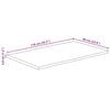 vidaXL Tischplatte mit Baumkante 110x60x3,8 cm Raues Mango Massivholz