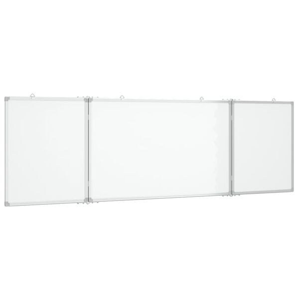 vidaXL Magnetisches Whiteboard Klappbar 160x50x1,7 cm Aluminium