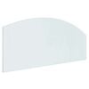 vidaXL Feuerstelle Glasplatte Transparent 120 x 50 cm Glas