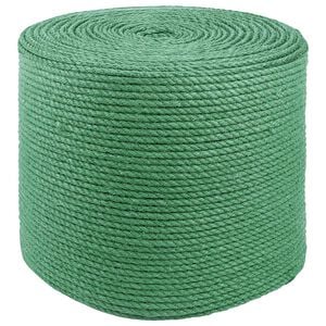 vidaXL Juteseil 6 mm Gr&uuml;n 100% Tossa Jute
